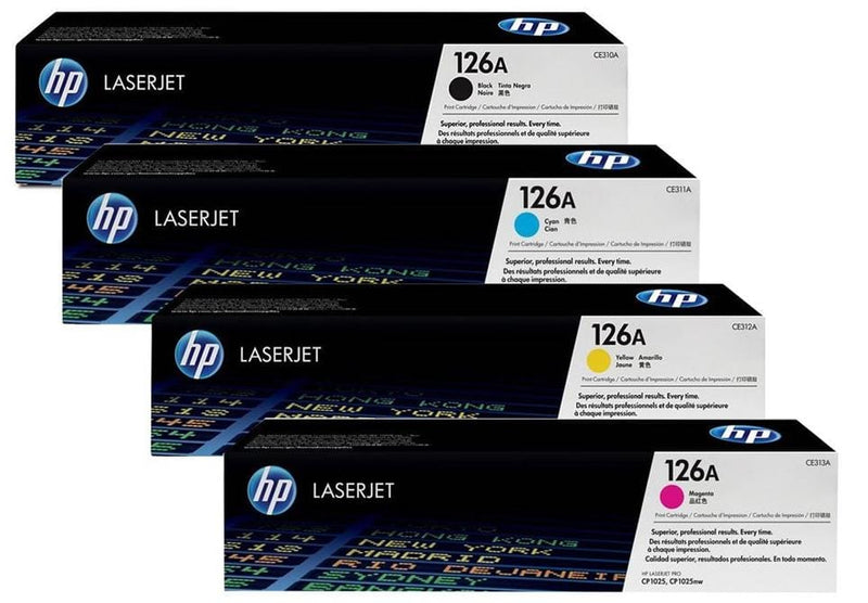 HP Toner Juego 126A LaserJet CE310A CE311A CE312A CE313A